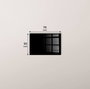 Wallity Cuadro Decorativo de Vidrio Templado Banksy Multicolor 50 x 70 cm